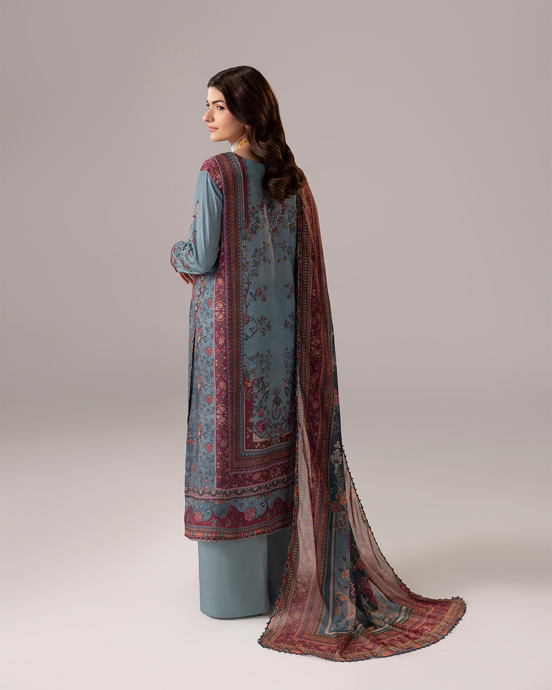 Coeur- Stitched Printed 3 Piece
