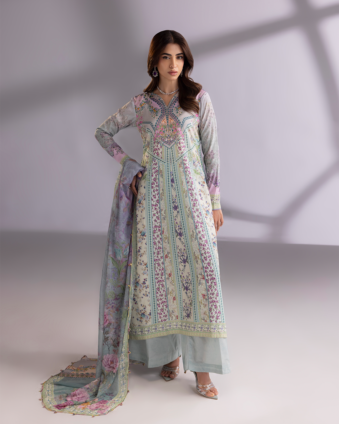Chérie- Stitched Printed 3 Piece