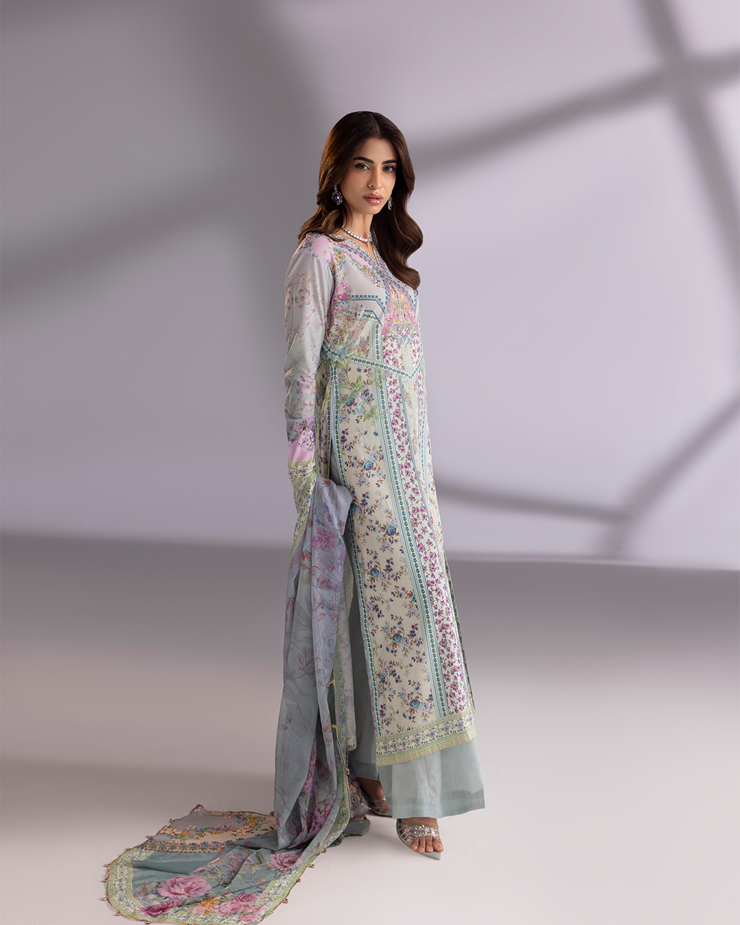 Chérie- Stitched Printed 3 Piece