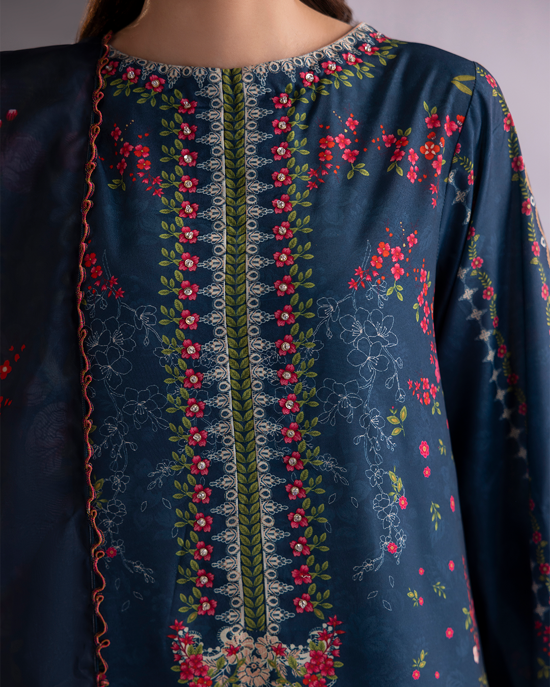 Ode- Stitched Printed 3 Piece