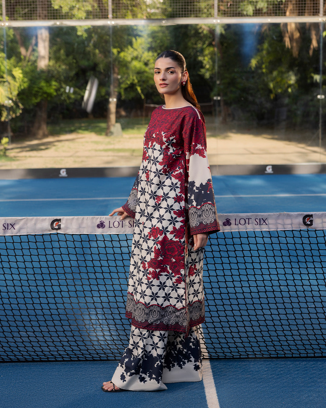 Cherry - Stitched Printed 2 Piece
