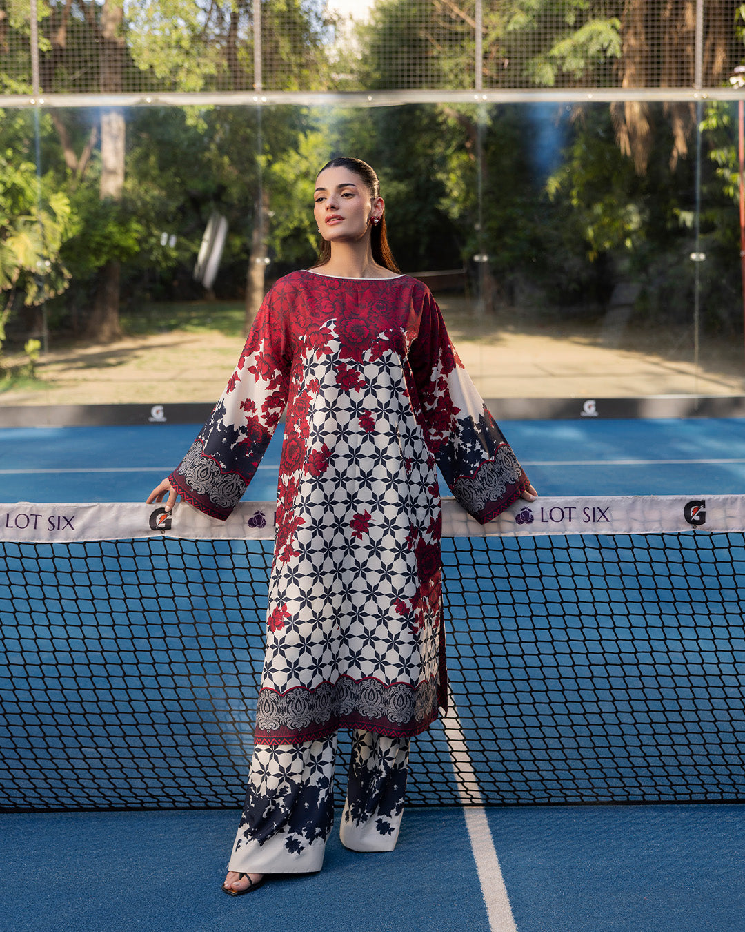 Cherry - Stitched Printed 2 Piece