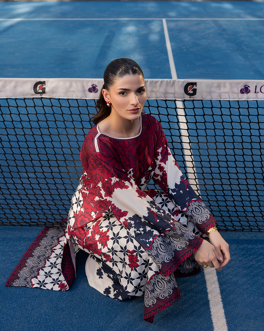 Cherry - Stitched Printed 2 Piece