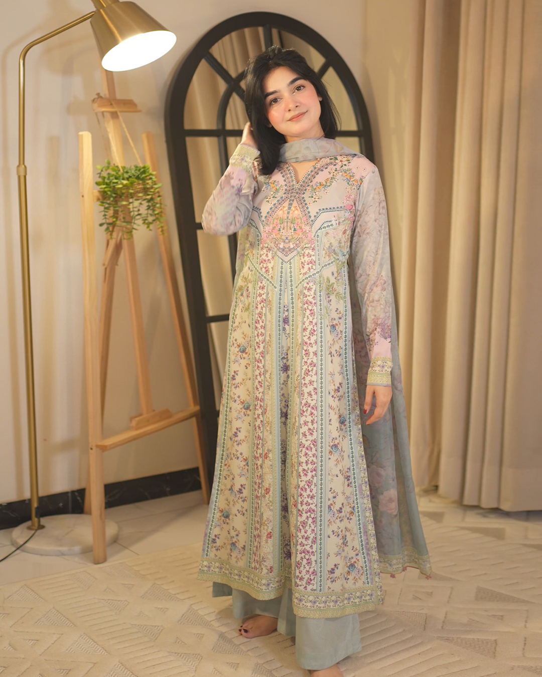 Chérie- Stitched Printed 3 Piece